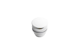 Bundventil med mat hvid krave – med individuel top til Solid Surface i hvid mat